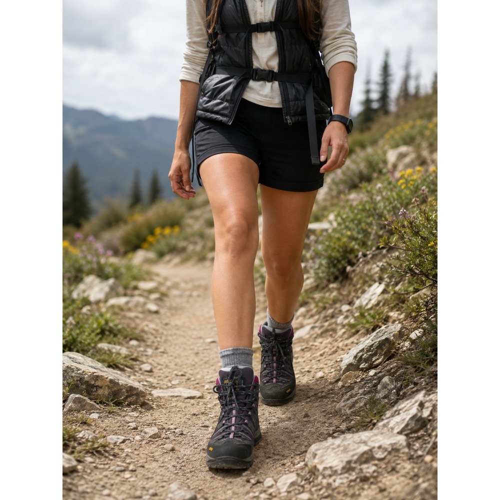 Asolo Neutron Hiking Boots Womens 7.5 Gray Gore-Tex Vibram Anti Shock Trekking